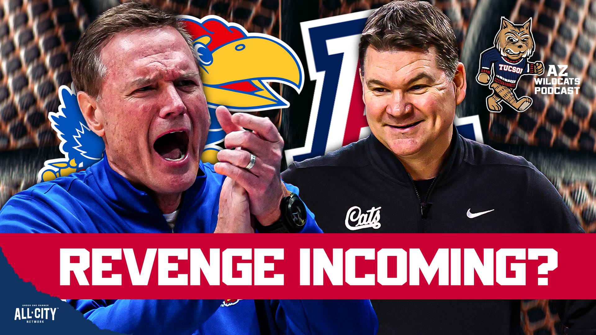 The Arizona Wildcats took one of their two losses this season to Kansas and Bill Self on Big Monday in Phog Allen Fieldhouse. Arizona then dropped a home game vs Texas Tech before getting back in the win Column vs BYU and AJ Dybantsa. Tommy Lloyd gets a 2nd shot at Bill Self this season but this time at home in the confines of the McKale Center! PLUS! We update our Big 12 TIER RANKINGS LIVE on today’s podcast! Join Damon Fairall and Kevin Thomas on the AZ Wildcats Podcast!