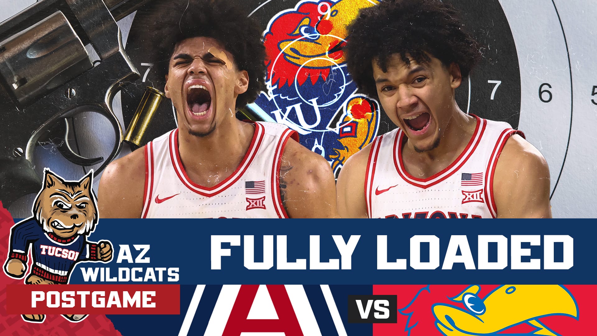 The Arizona Wildcats are fully healthy and that should scare everyone. Koa Peat is back and played very well in his return to play. Brayden Burries was a STAR in this game for Arizona. Jaden Bradley continues to play well. Motiejus Krivas got his get back for the dunk Flory Bidunga had last time out. Darryn “The shooting star” Peterson was potent in this game but was not enough to get his team past Arizona. PLUS! Arizona’s got a share of the Big 12 title, and Tommy Lloyd makes history. Join Damon Fairall and Kevin Thomas on the AZ Wildcats Podcast!