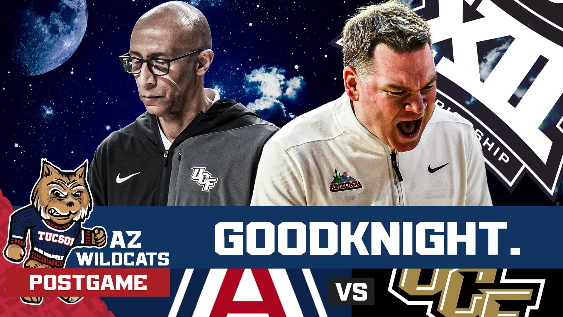 The Arizona Wildcats picked apart, dominated and decimated the UCF Knights in the Big 12 tournament quarterfinals. UCF tried to give the Wildcats a run for their money but were unable to keep the game closer than 12-15 points. Arizona dominated the defensive end of the court and enforced their advantage on the glass. The Wildcats will now face Milan Momciliovic, Tamin Lipsey, and Iowa State in the Semi-finals. PLUS! We have now see Arizona play on the new court, fans hate it. Join Damon Fairall and Kevin Thomas on the AZ Wildcats Podcast!