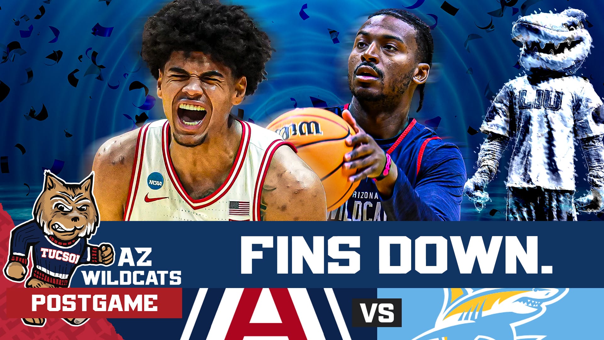 The Arizona Wildcats dominated the LIU Sharks and Rod Strickland. Koa Peat, Brayden Burries, Ivan Kharchenkov, and Arizona’s elite freshmen made their NCAA Tournament debut.