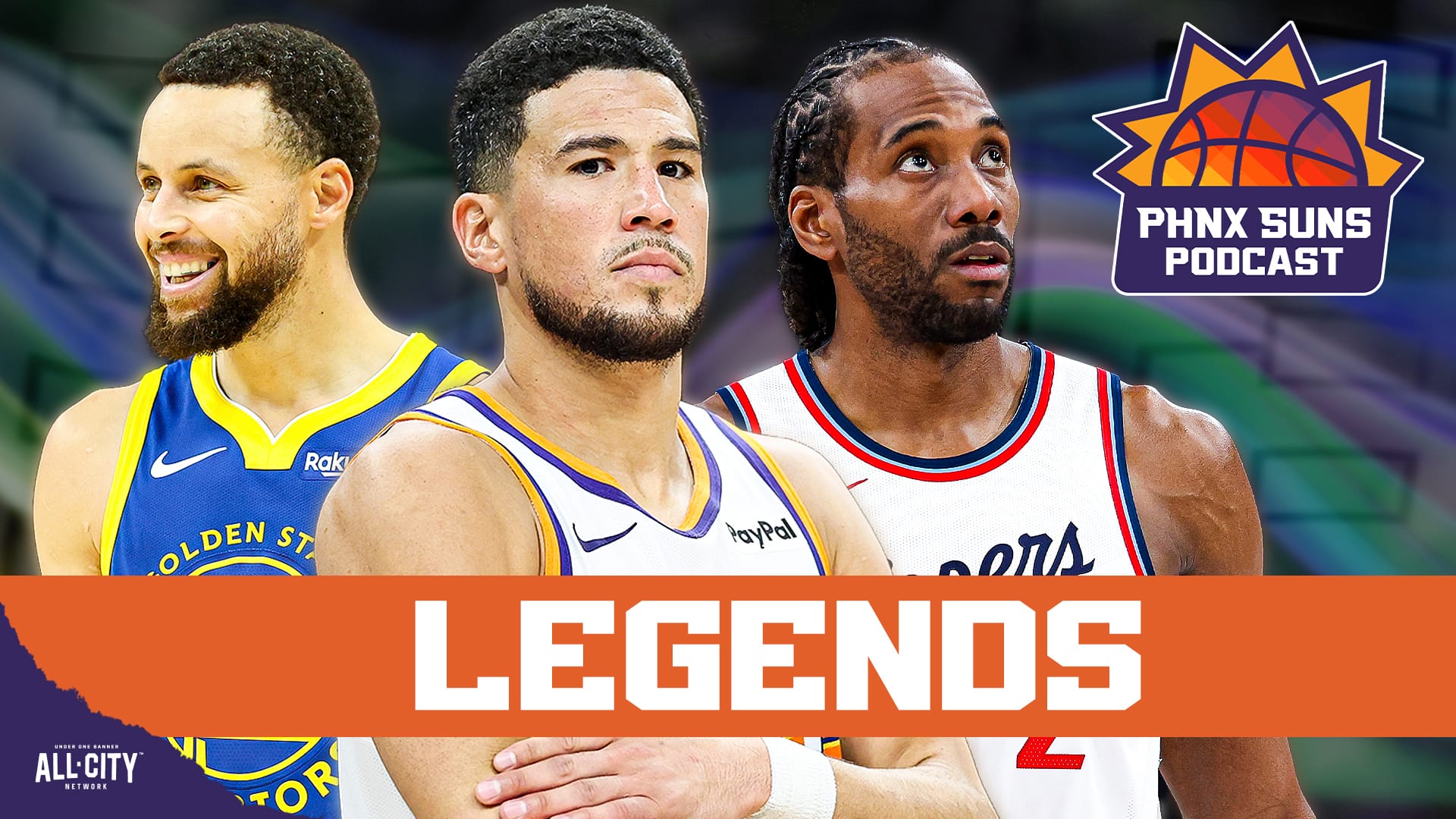 Warriors' Stephen Curry, Suns' Devin Booker and Clippers' Kawhi Leonard