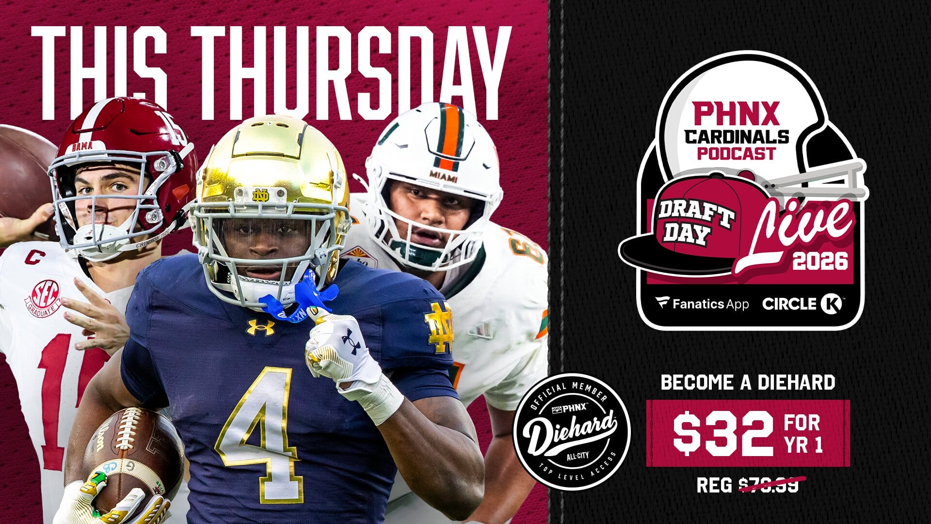 DDL DiehardSale Cardinals