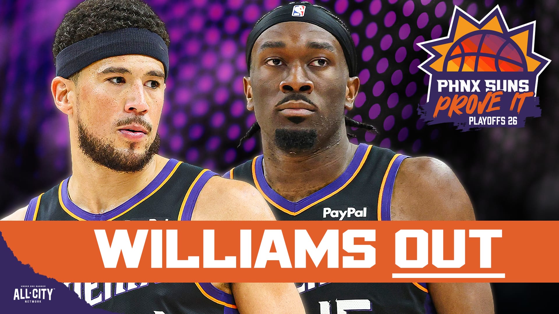 Suns' Devin Booker and Mark Williams