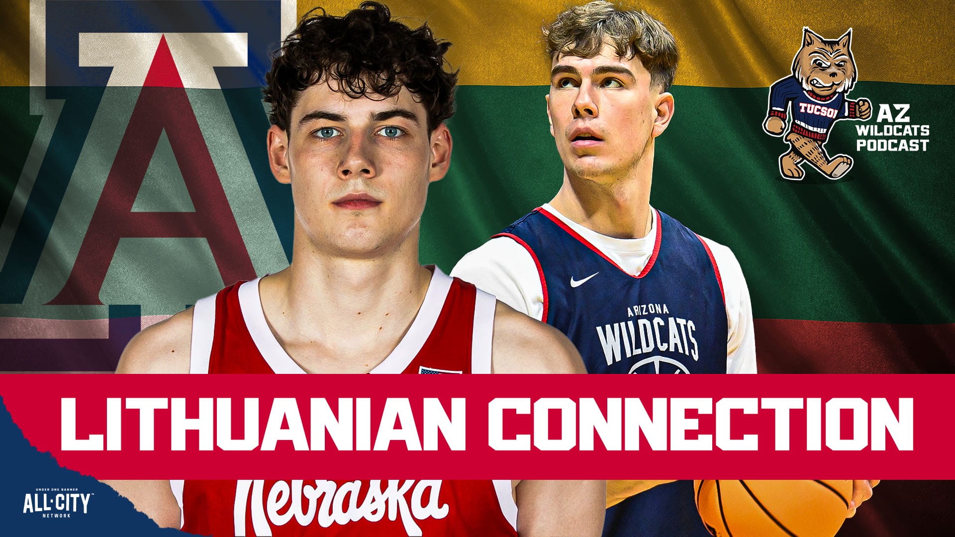 The Arizona Wildcats have landed Nebraska transfer Ugnius Jarusevicious. The 6’10 big man missed almost all of last season with a back injury. Jarusevicious is another Lithuanian wildcat, joining Motiejus Krivas. It seems he’s the bench big, what does that mean for the starting 4 man? PLUS! Koa Peat and Brayden Burries spend the week in Chicago for the NBA Combine. Join Damon Fairall and Kevin Thomas on the AZ Wildcats Podcast!