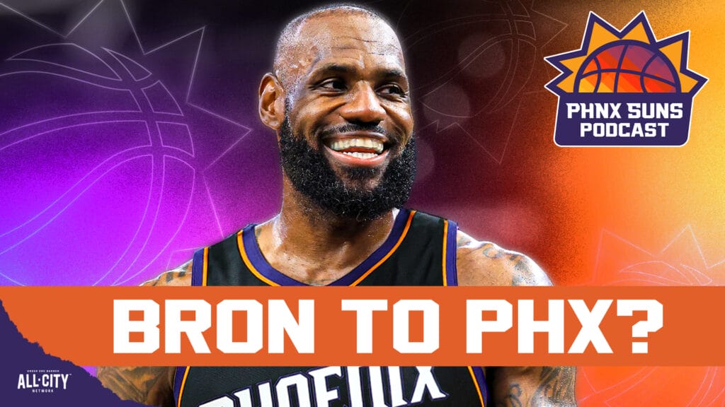 Lakers' LeBron James in Suns uniform