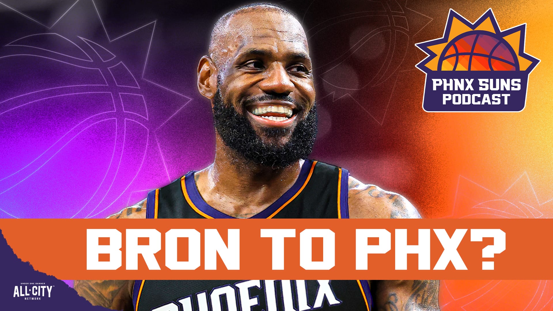 Lakers' LeBron James in Suns uniform