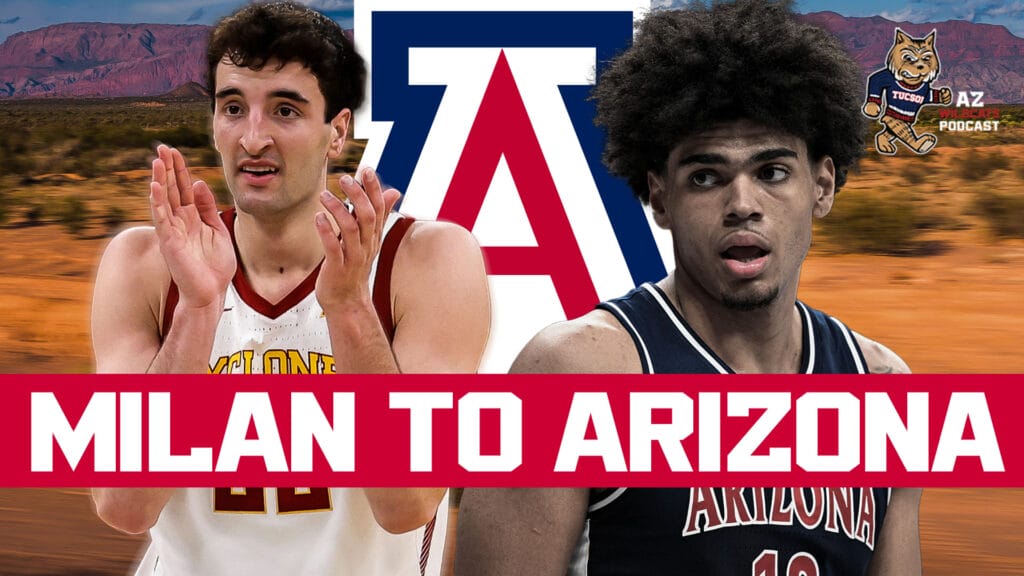 The Arizona Wildcats have emerged as a suitor for Iowa State sniper Milan Momcilovic who may be withdrawing from the NBA Draft. Is this realistic? Would he be a good Koa Peat replacement?