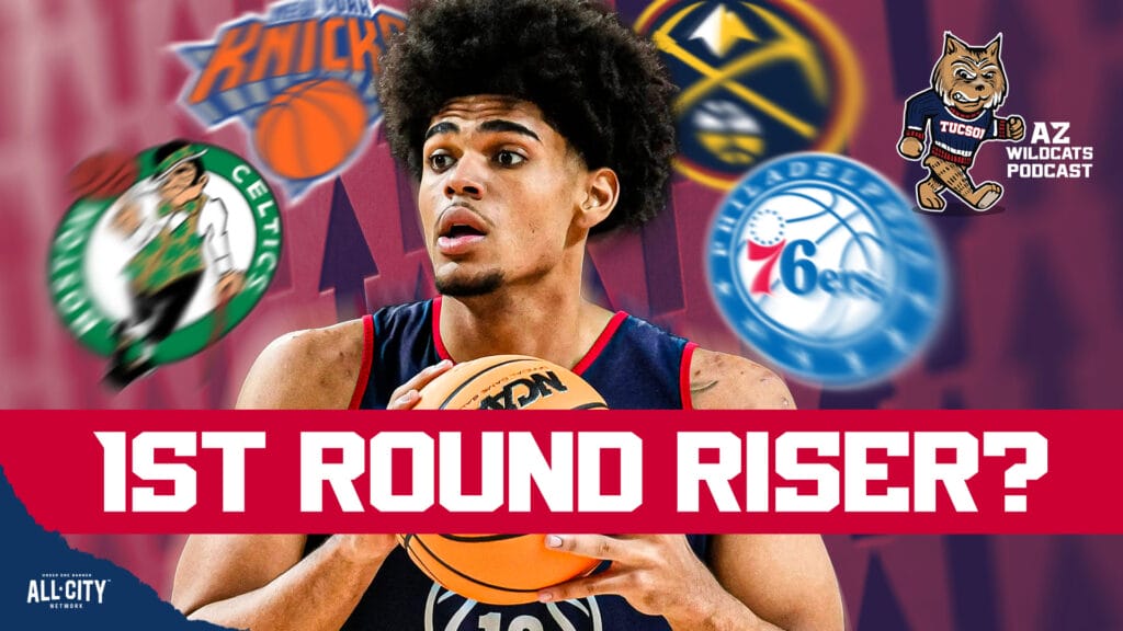 Former Arizona power forward Koa Peat could be hearing his name called in the mid 20’s of the NBA draft. Peat is rumored to land with Boston, Philadelphia, Denver, New York among other teams. Where does Peat fit BEST? Where do we NOT think he fits as well?