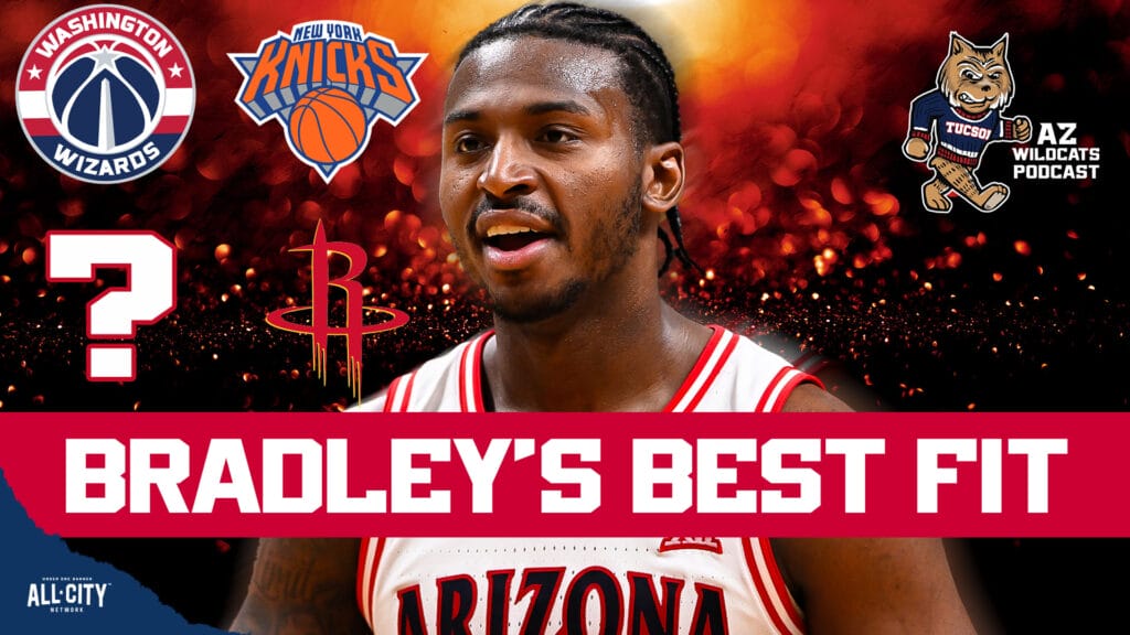 The Arizona Wildcats were led by Big 12 player of the year Jaden Bradley, Now Bradley is entering the 2026 NBA Draft. Multiple teams have rumored interest in the veteran point guard but who will end up being the team to select Bradley.