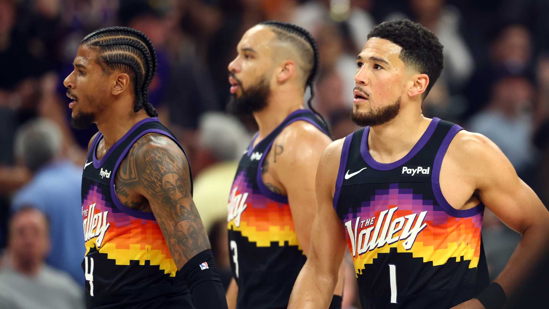 Suns' Jalen Green, Dillon Brooks and Devin Booker