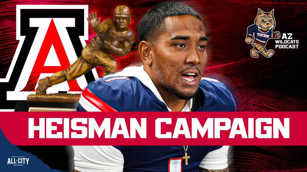 The Arizona Wildcats and Brent Brennan are spreading the good word about their QB Noah Fifita at Big 12 Media Day as they begin his Heisman campaign. Arizona handed out a physical resume to each media member in Frisco, Texas today. The push is on but will Noah Fifita continue his upward rise? PLUS! Coverage of Tre Spivey, Chris Hunter and the rest of the Wildcats at Big 12 Media Day and much more! Join Damon Fairall and Kevin Thomas on the AZ Wildcats Podcast!