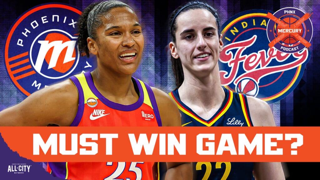 Mercury's Alyssa Thomas and Fever's Caitlin Clark