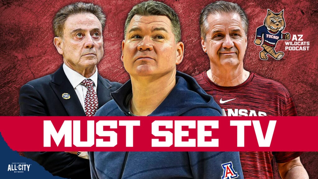 Tommy Lloyd has become known for loading Arizona’s non-conference schedule with tough matchups and this year is no different. Kevin ranks each matchup by watchability today.