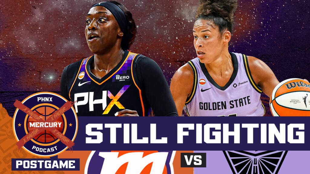 Mercury's Kahleah Copper and Valkyries' Veronica Burton