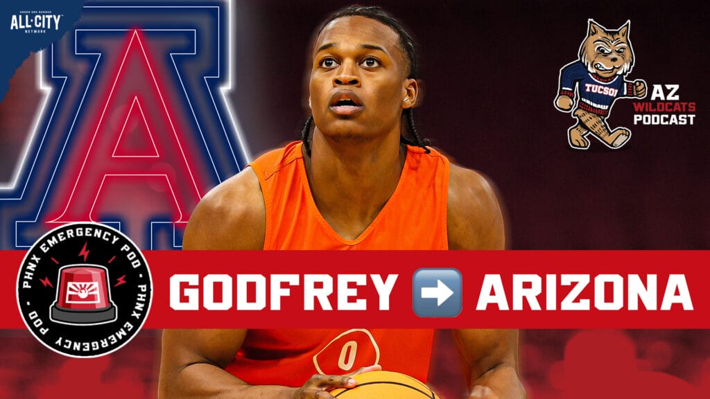 The Arizona Wildcats have found their four-man. RJ Godfrey has committed to Arizona and Tommy Lloyd. How does the addition of Godfrey solidify this roster? How will he impact Arizona next season?