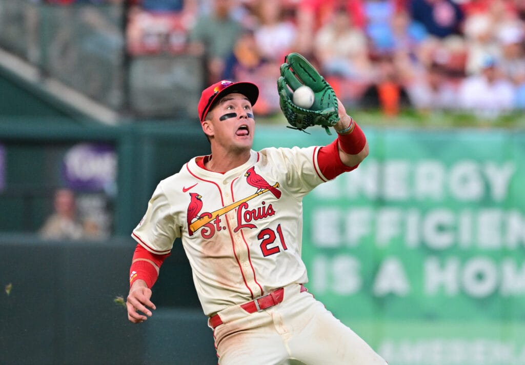 Arizona Diamondbacks outfielder Lars Nootbaar.