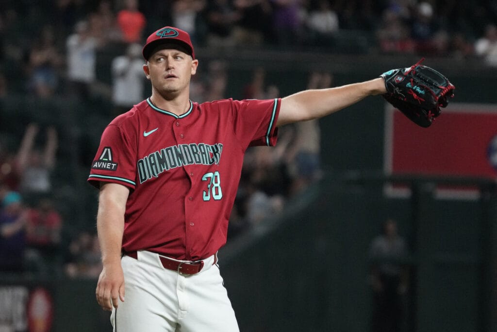 Arizona Diamondbacks former closer Paul Sewald
