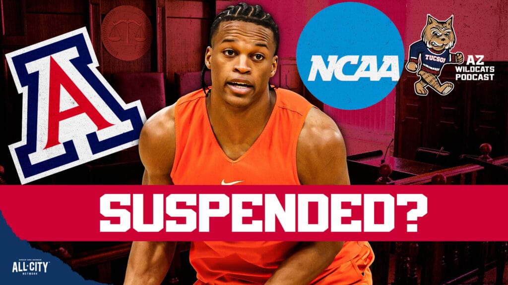 The Arizona Wildcats are embattled with the NCAA over the eligibility and suspension of RJ Godfrey. Will Godfrey play for Arizona? PLUS! Noah Fifita and Arizona get projections from ESPN, Bennedict Mathurin signs with the Pelicans and more! Join Damon Fairall and Kevin Thomas on the AZ Wildcats Podcast!