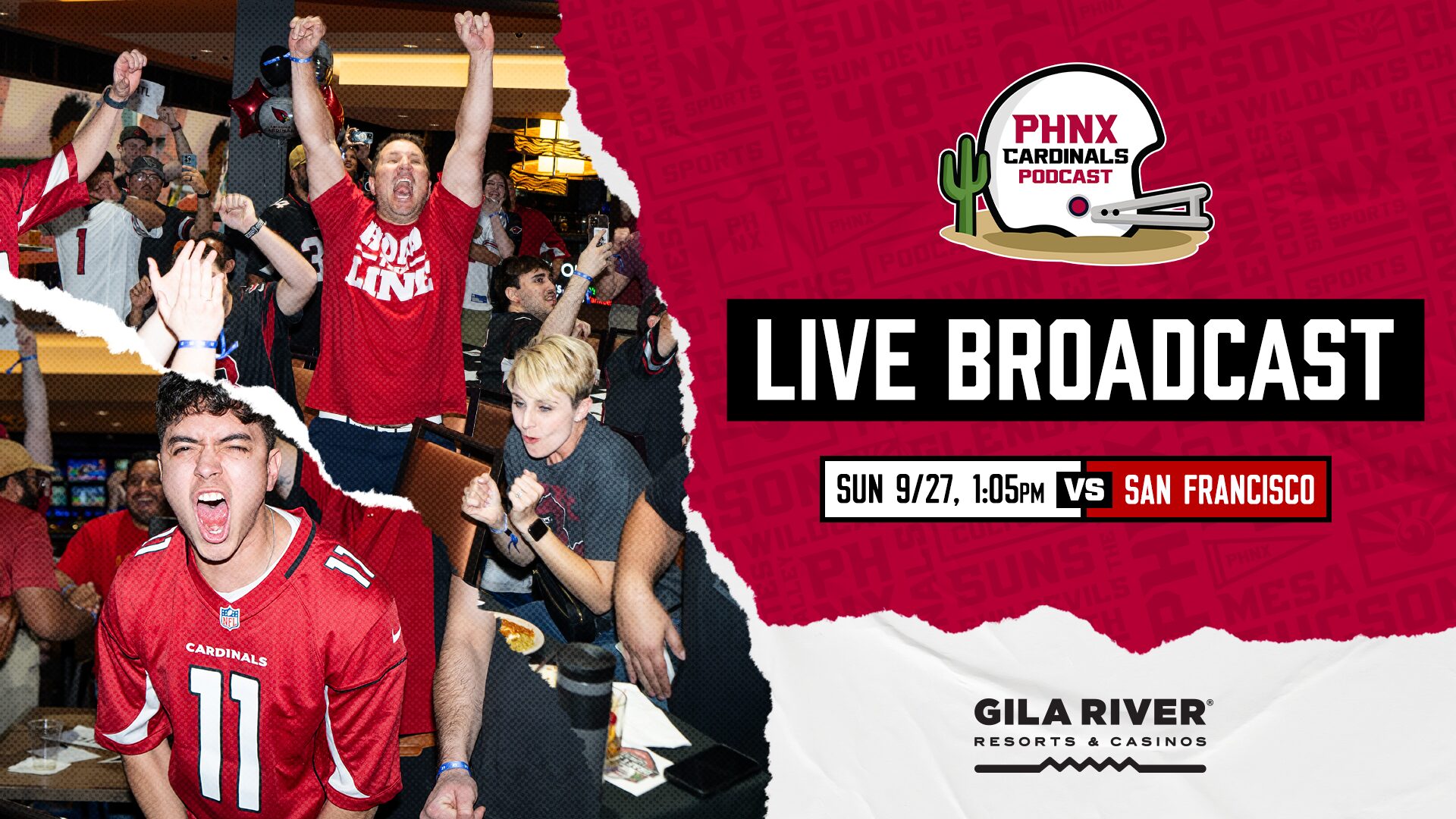 PHNX Cardinals Live Broadcast at Gila River Resorts and Casinos