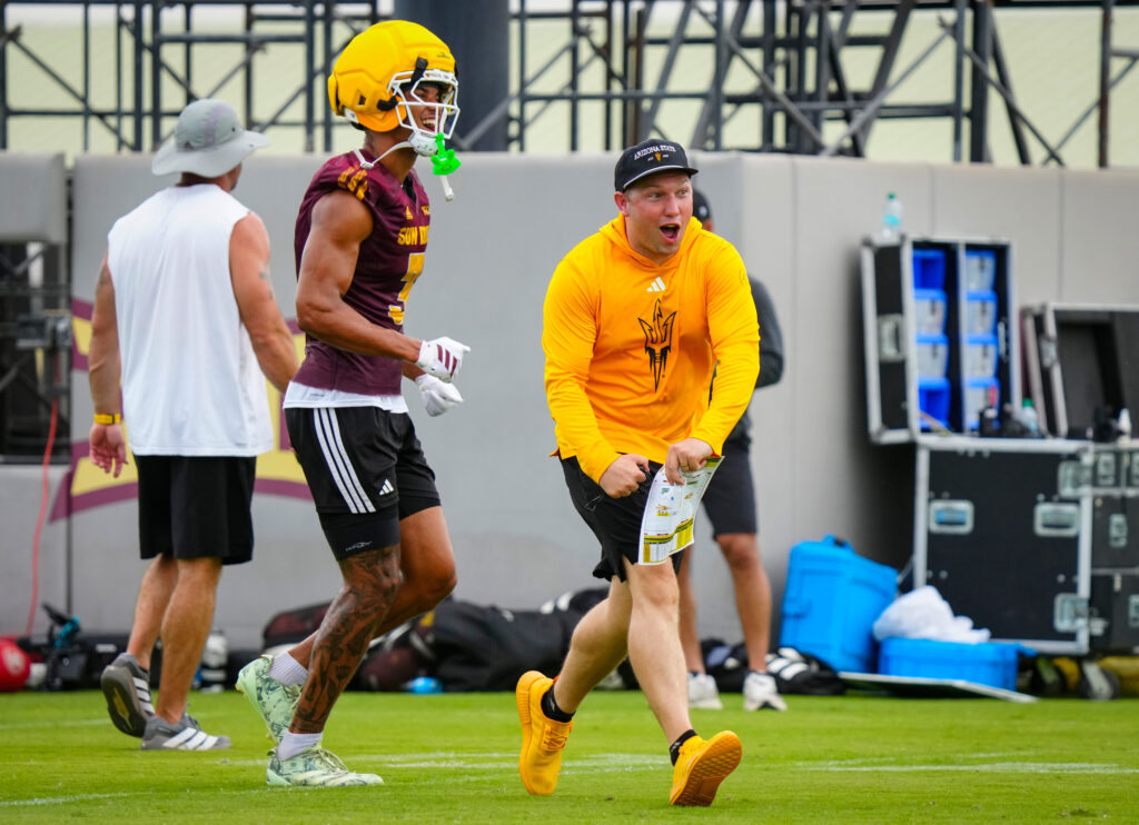 2026 08 11T202340Z 123312899 MT1USATODAY29560854 RTRMADP 3 ARIZONA STATE HEAD COACH KENNY DILLINGHAM SCREAMS TO HIS