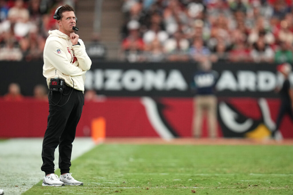 Arizona Cardinals head coach Mike LaFleur