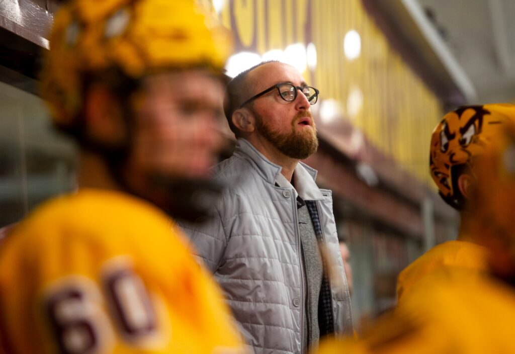 7 of Matthew Mayich’s teammates ask ASU to put hockey coach Greg Powers on leave
