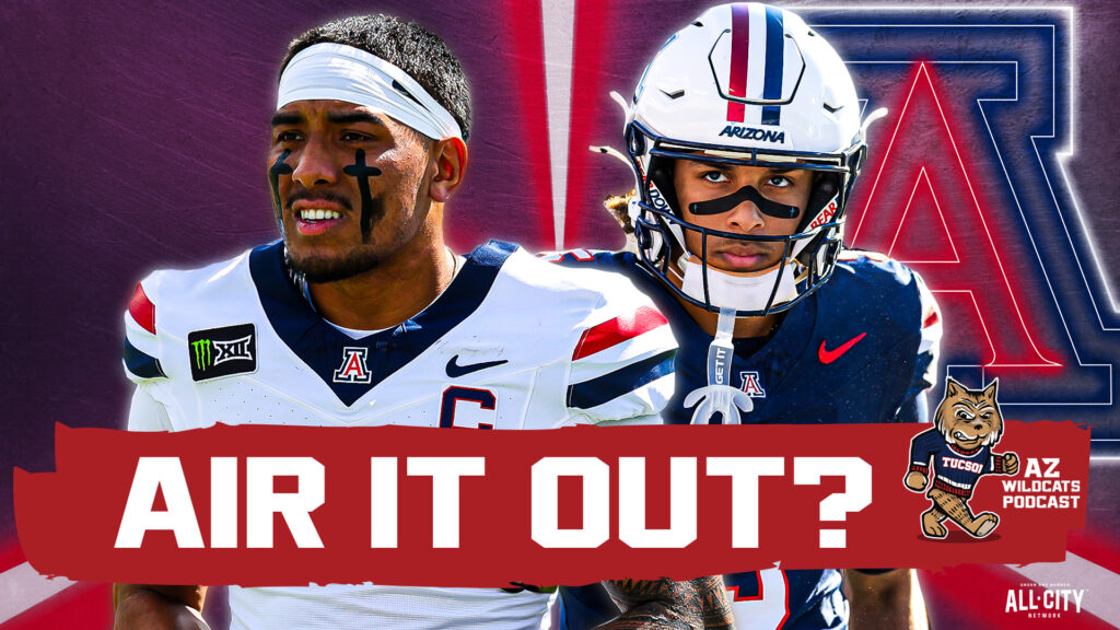 The Arizona Wildcats have been prepping for the Cincinnati rushing attack all week but will the real challenge be for the Bearcats to stop the Wildcats Passing attack? Noah Fifita may have rising star wide receiver Giovanni Richardson back in the fold on Saturday. Will that put Arizona over the edge? PLUS! We have footage from Arizona WBB media day, our best bets for week 5 of College football and much more! Join Damon Fairall and Kevin Thomas on the AZ Wildcats Podcast!