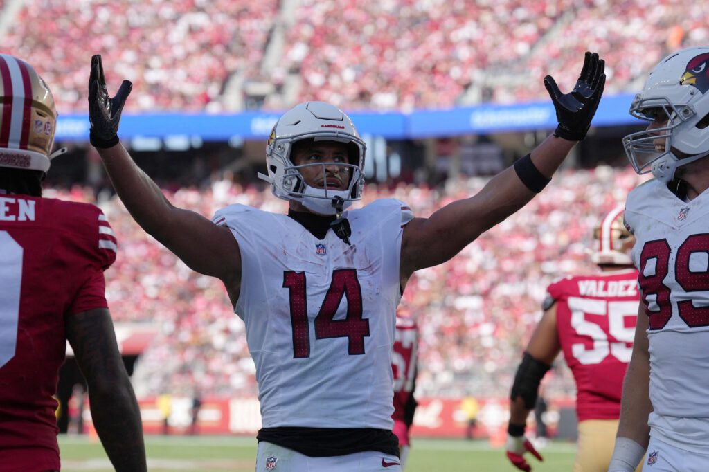 Arizona Cardinals wide receiver Michael Wilson.