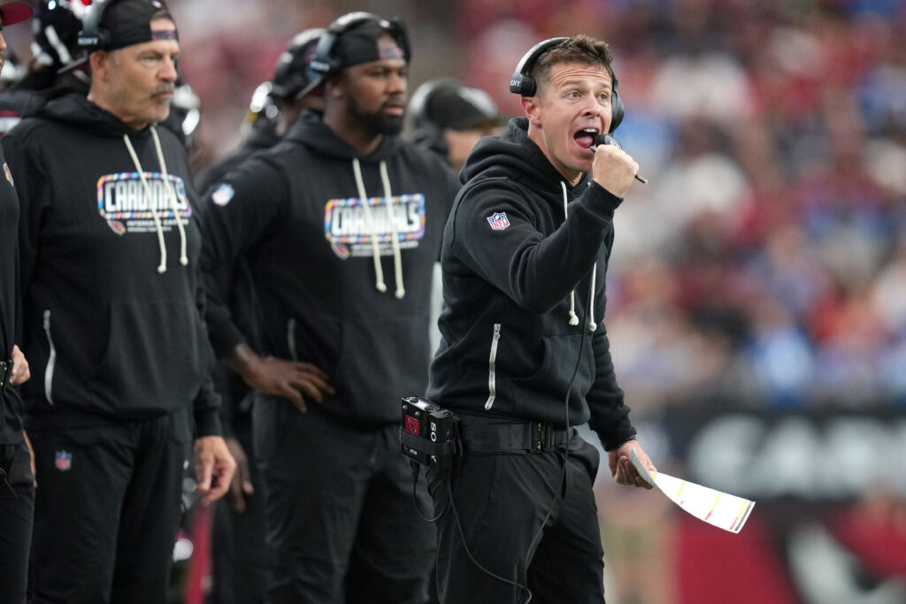Arizona Cardinals head coach Mike LaFleur