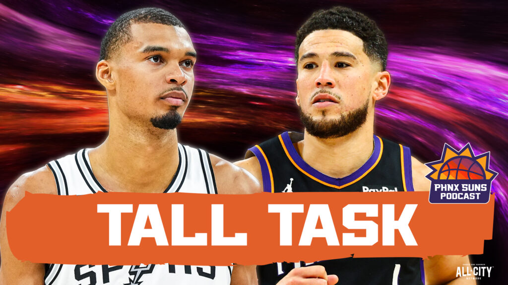 Spurs' Victor Wembanyama and Suns' Devin Booker