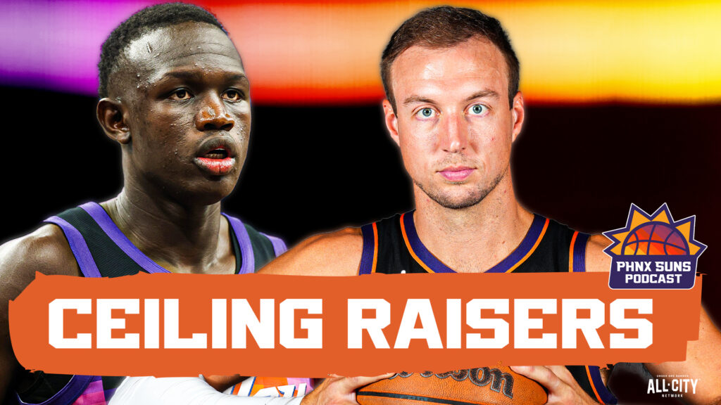 Suns' Khaman Maluach and Luke Kennard
