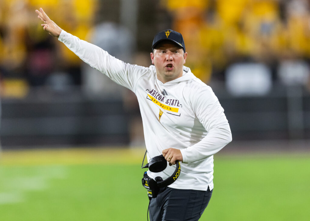 Arizona State head coach Kenny Dillingham.