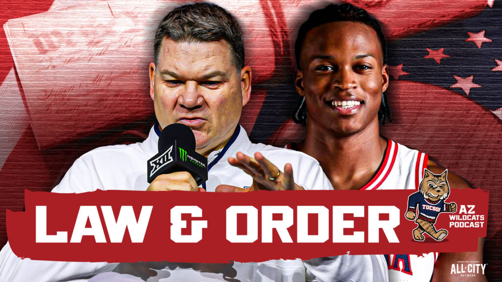The Arizona Wildcats head coach Tommy Lloyd had A LOT to say about RJ Godfrey and eligibility in college basketball. Caleb Holt, Ivan Kharchenkov, and Motiejus Krivas also joined Lloyd in Kansas City. PLUS! We breakdown Arizona vs Iowa State, talk matchup battles, and give out our best bets of the College Football Weekend. Join Damon Fairall and Kevin Thomas on the AZ Wildcats Podcast!