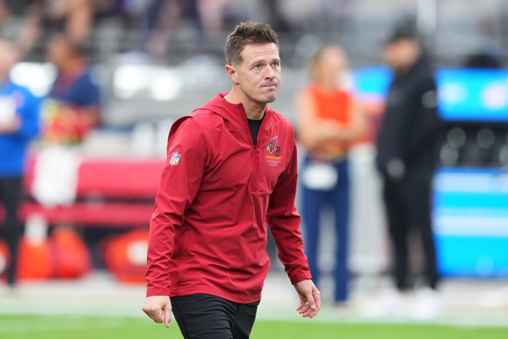 Arizona Cardinals head coach Mike LaFleur