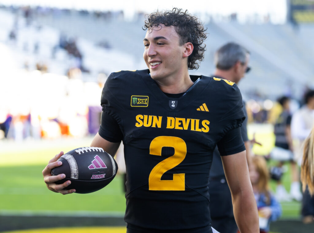‘We want Fette’: Quarterback carousel leads to much-needed ASU victory over Kansas State