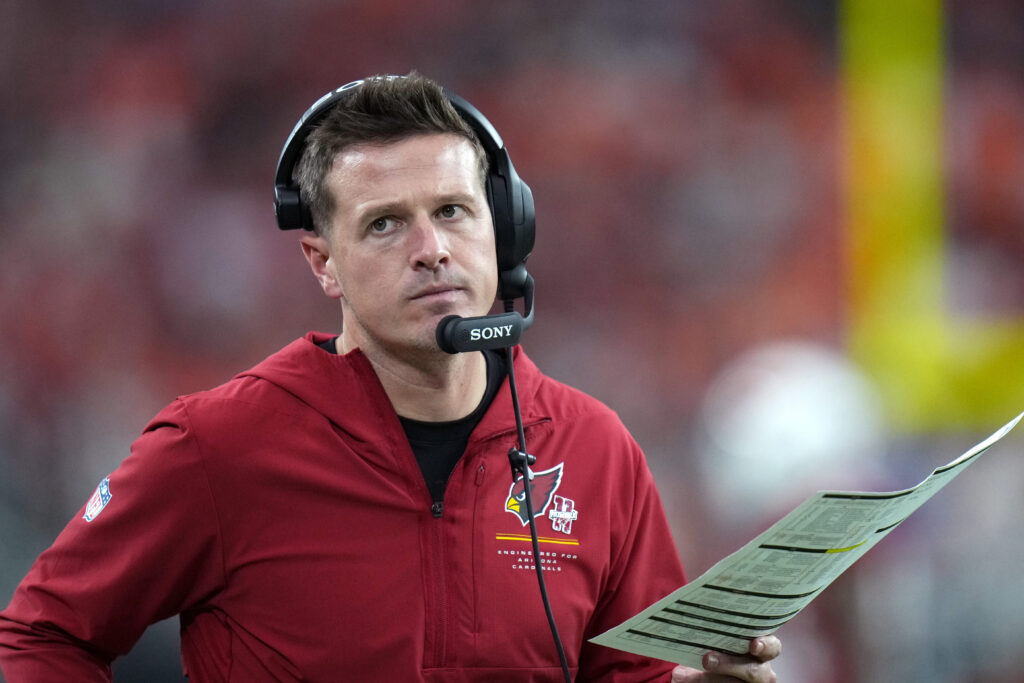 Arizona Cardinals head coach Mike LaFleur.