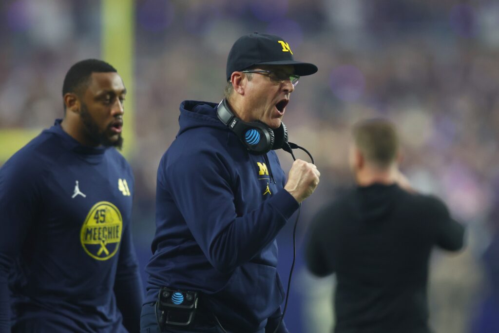 The Broncos held a virtual interview with Jim Harbaugh on Monday
