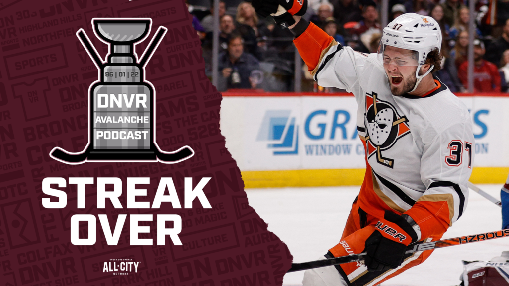 DNVR Avalanche Podcast: Colorado Avalanche blow lead as their winning streak ends against Anaheim Ducks