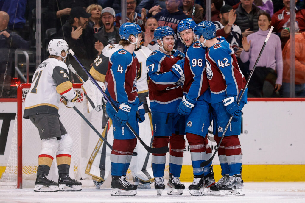Mikko Rantanen scores career-high 40th goal in 3-0 win over Vegas