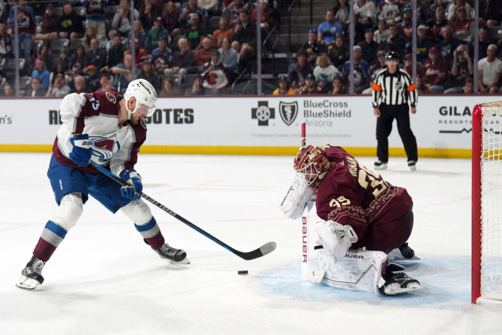 Avs secure two important points in 4-3 shootout win over Arizona Coyotes