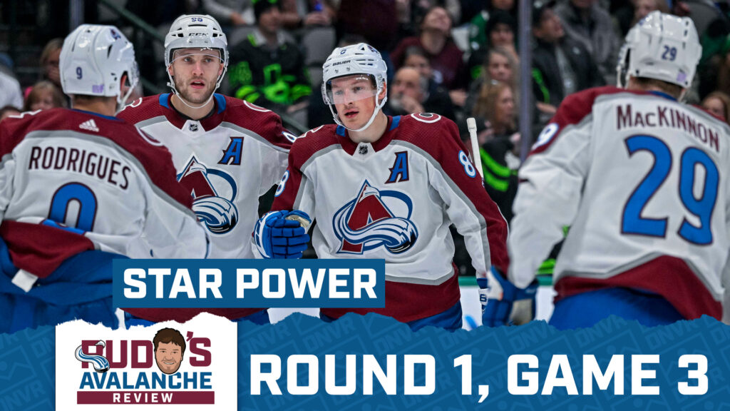 Avalanche Review Round 1, Game 3: MacK, Makar, And Mikko Provide Playoff Star Power