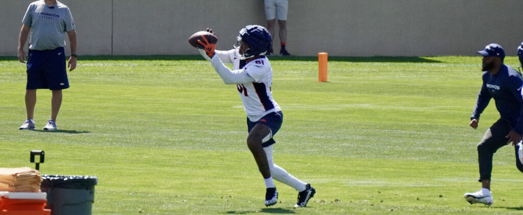 The Broncos suffer two major blows to the receiver room on Monday
