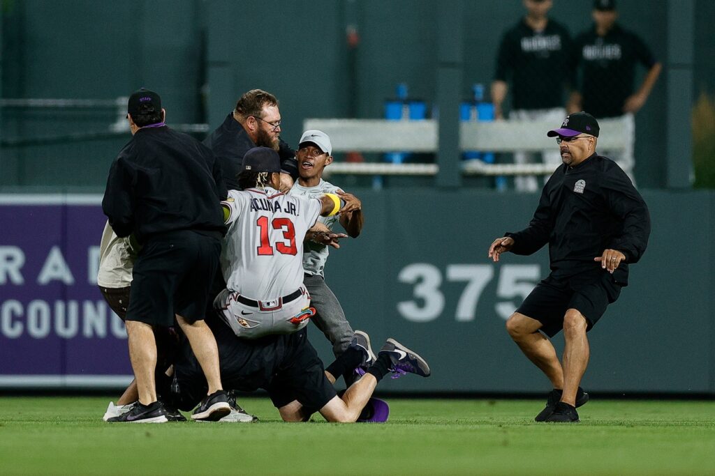 Reactions to Ronald Acuña Jr. fan incident at Coors Field – ‘That bothers me’