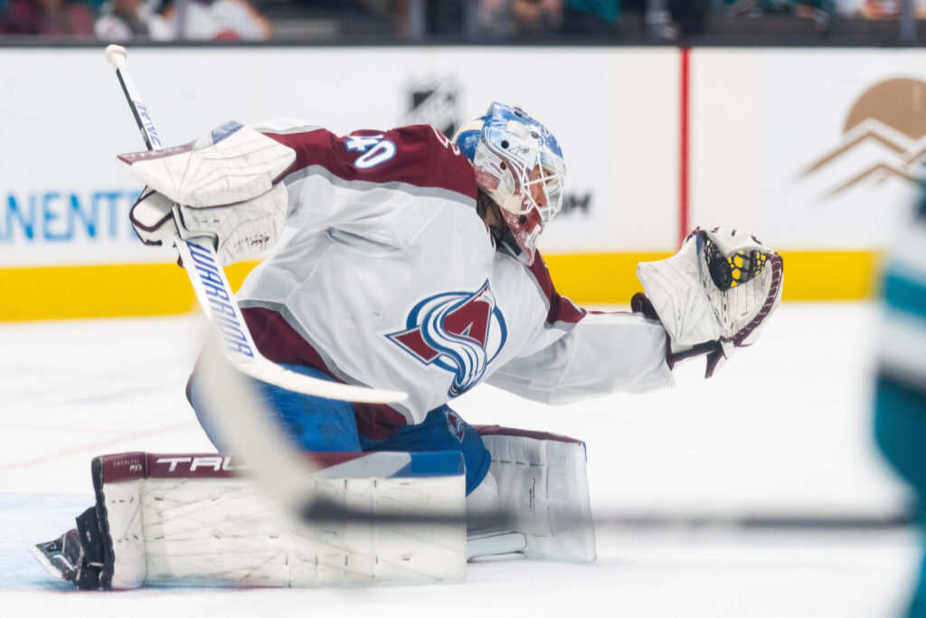 Mikko Rantanen sinks Sharks in the shootout, Alexandar Georgiev earns 100th career win
