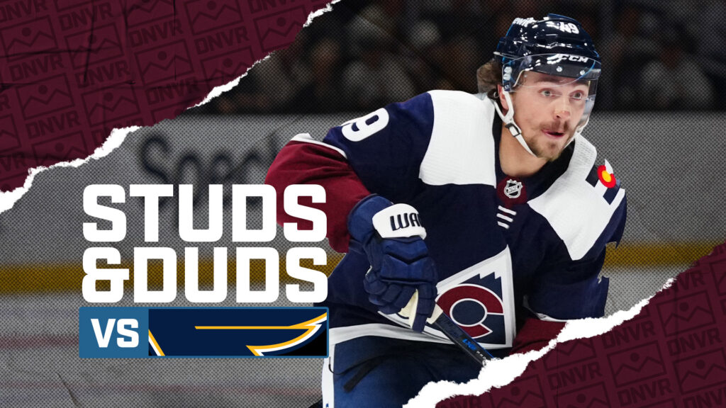 Avs-Blues Game 9 Studs & Duds