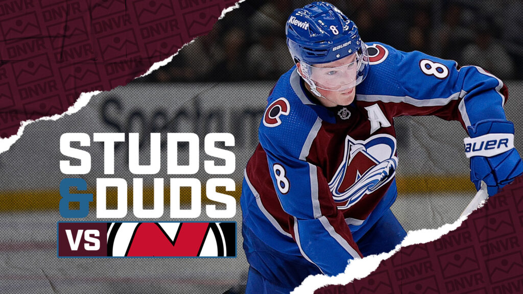 Avs-Devils Game 11 Studs & Duds