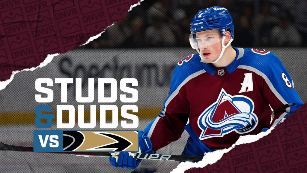 Avs-Ducks Game 15 Studs & Duds