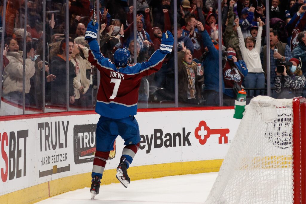 Devon Toews puts an exclamation point on Avs’ electric comeback win