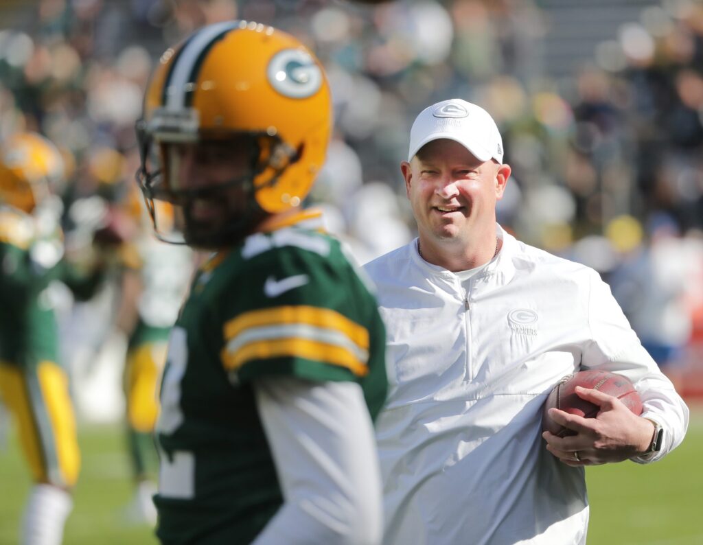 “I love spending time with him”: How real is the connection between Aaron Rodgers and Nathaniel Hackett?
