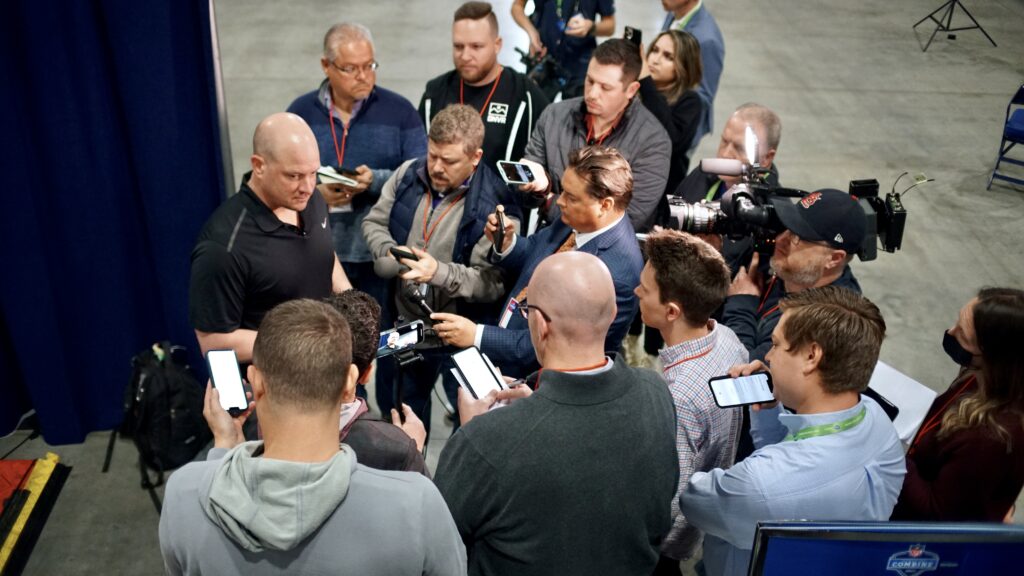 What we learned — beyond quarterback — from George Paton and Nathaniel Hackett at the Combine
